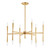 Rome 29.25 Inch Chandelier – Satin Brass