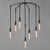 Pioneer 25 Inch 7 Light Pendant – Anthracite