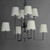 Paoli 34 Inch 8 Light Multi-Tier Chandelier – Charcoal Bronze