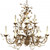Elegante 29 Inch 9 Light Multi-Tier Chandelier – Etruscan Gold