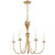 Paloma 26 Inch Chandelier – Gold Leaf