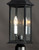Vicksburg 6.75 Inch Outdoor Post Lantern – Black