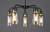 Magnolia Inch 5 Light Pendant – Bronze / Gold