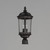 10 Inch Outdoor Post Lantern – Bronze