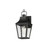 Storybook 6.75 Inch Outdoor Wall Lantern – Black