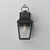 Storybook 6.75 Inch Outdoor Wall Lantern – Black