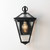 Prism 9 Inch Outdoor Wall Lantern – Black