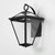 Prism 9 Inch Outdoor Wall Lantern – Black