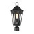 Oxford 7.75 Inch Outdoor Post Lantern – Black