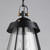 Mariner-Outdoor Pendant - Black / Antique Brass