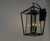12 Inch Outdoor Wall Sconce – Black
