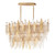 Majestic 16.5 Inch Chandelier – Gold Leaf