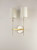 Uptown 13 Wall Sconce - Satin Brass / Polished Nickel