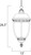 Knob Hill DC 13 Inch Outdoor Hanging Lantern – Sienna