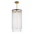 Foyer 14 Inch Chandelier – Natural Aged Brass