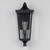 Sutton Place VX 7.75 Inch Outdoor Wall Lantern – Black