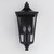 10 Inch Outdoor Wall Sconce – Black