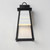 Shutters 8.5 Inch Outdoor Wall Lantern – White / Black