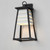 Shutters 8.5 Inch Outdoor Wall Lantern – White / Black