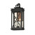 10 Inch Outdoor Wall Sconce – Black/Aged Copper