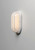 10 Inch Outdoor Wall Sconce – White