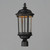 Dover LED 9.25 Inch Outdoor Post Lantern – Bronze
