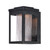 Salon LED 6 Inch Outdoor Wall Lantern – Black