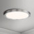 Chip 9 Inch Flush Mount Light – Satin Nickel