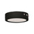 Wafer 7 LED Wafer Light - Black