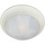 Essentials 16.5 Inch Flush Mount Light – Textured White