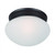Essentials 7.5 Inch Flush Mount Light – Oil Rubbed Bronze