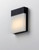Eyebrow 6.25 Inch Outdoor Wall Lantern – Black