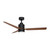 Falcon - Wet 52 Inch Ceiling Fan – Black / Walnut