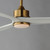 Woodwind 52 Inch Ceiling Fan – Natural Aged Brass