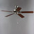 Basic-Max 52 Inch Ceiling Fan – Satin Nickel / Walnut / Pecan
