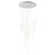 Chute 16 Head White LED Multi Pendant