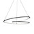 Twist 32-in Black LED Pendant