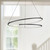 Twist 32-in Black LED Pendant
