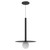 Elixir 19-in Black LED Pendant