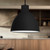 Chroma 12-in Black LED Pendant