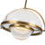 Bowery 14-in Vintage Brass LED Pendant
