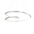 Ampersand 39-in Brushed Nickel LED Pendant