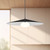 Cruz 24-in Metal - Black/White LED Pendant