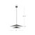 Cruz 24-in Metal - Black/White LED Pendant