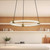 Bruni 16-in Brushed Gold LED Pendant