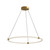Bruni 32-in Brushed Gold LED Pendant