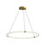Bruni 40-in Brushed Gold LED Pendant
