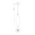 Victoria 4-in Chrome LED Pendant