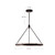 Duo 32-in Classic Black/Gold Shimmer LED Pendant