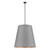 Calor 30-in Gray Linen Withgold Parchmen/Urban Bronze 3 Lights Pendant